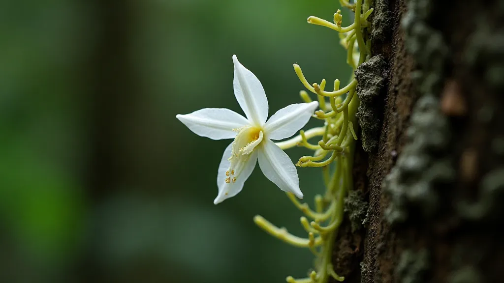 Ghost orchid root system