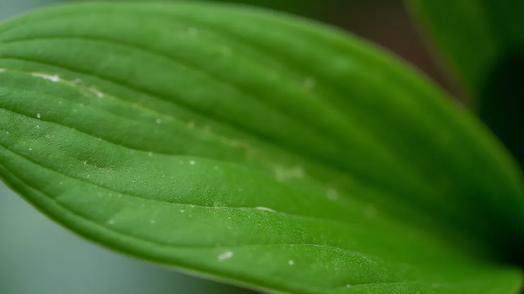 Phalaenopsis orchid leaf